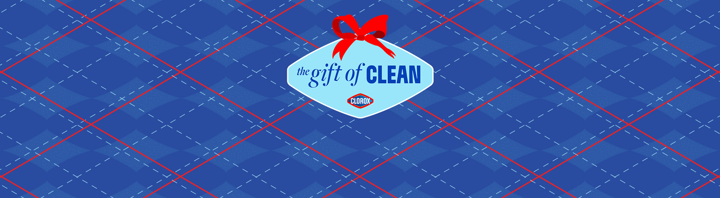 Clorox Gift of Clean headline banner